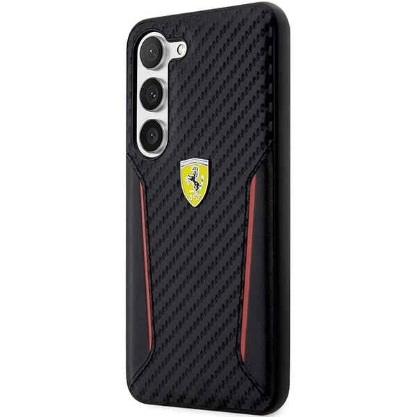 Ferrari FEHCS23MNPYK S23+ S916 schwarz/schwarz Hartschalenkoffer Carbon Contrast Edges