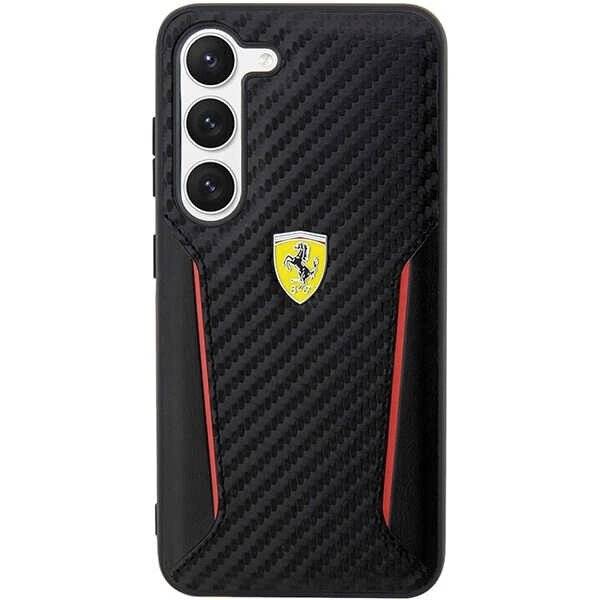 Ferrari FEHCS23MNPYK S23+ S916 schwarz/schwarz Hartschalenkoffer Carbon Contrast Edges