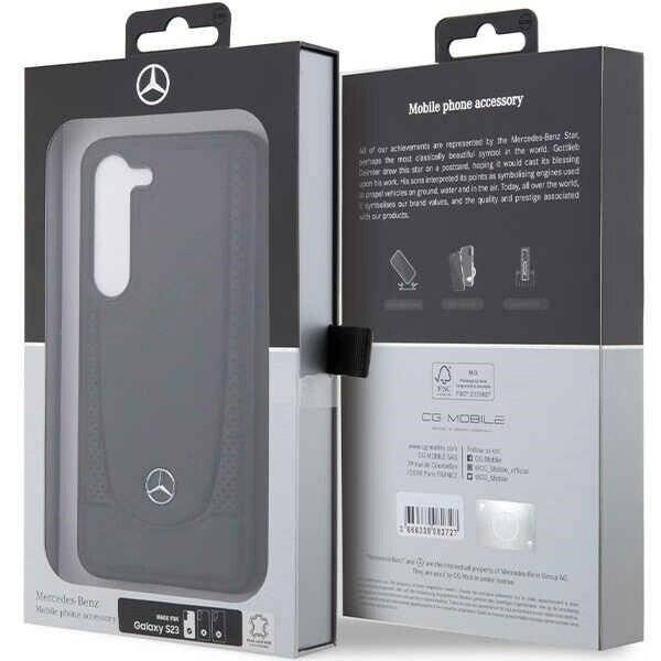 Mercedes Urban Lederhülle Samsung Galaxy S23 – schwarz