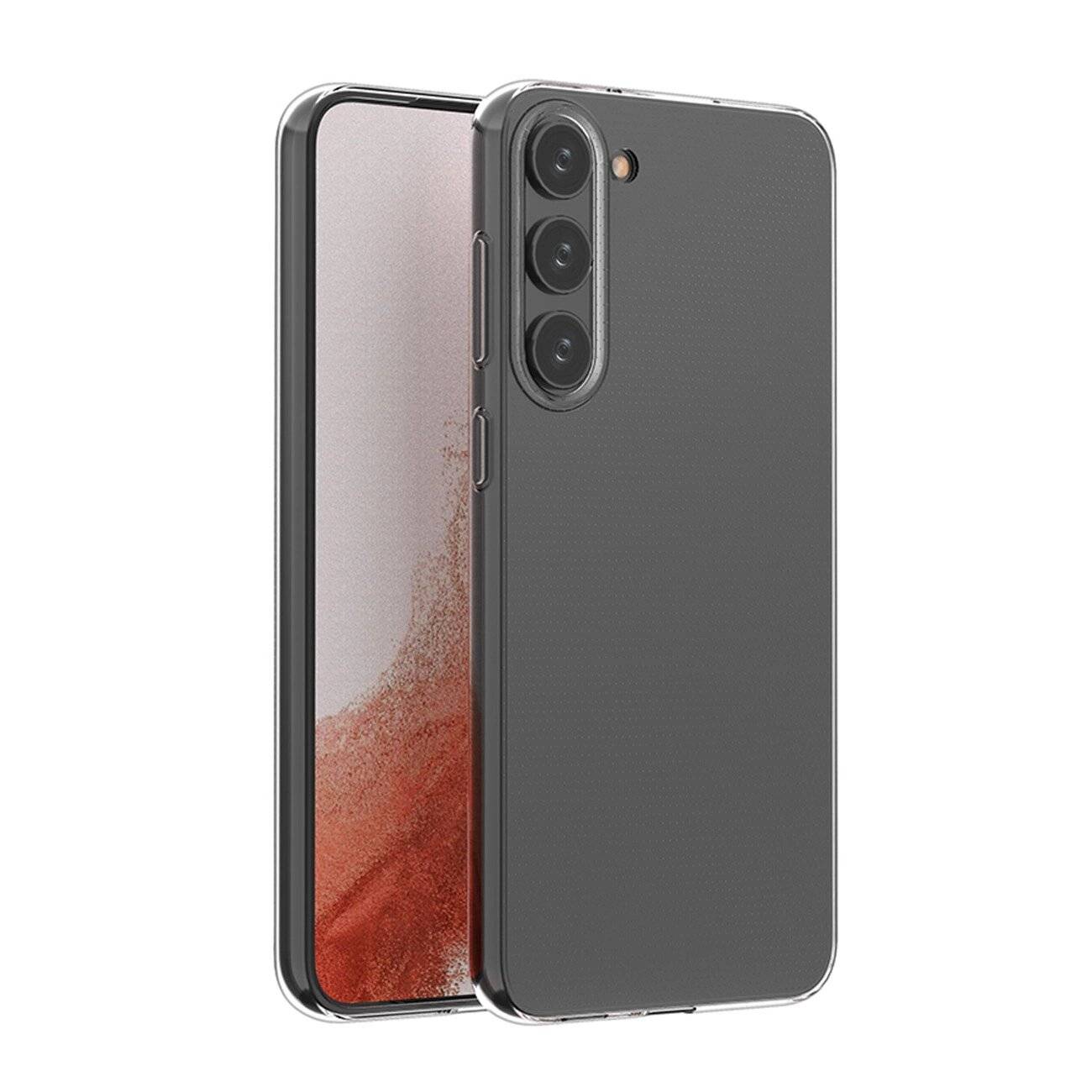 Ultraklare 0,5-mm-Hülle Samsung Galaxy S23, dünne Abdeckung, transparent