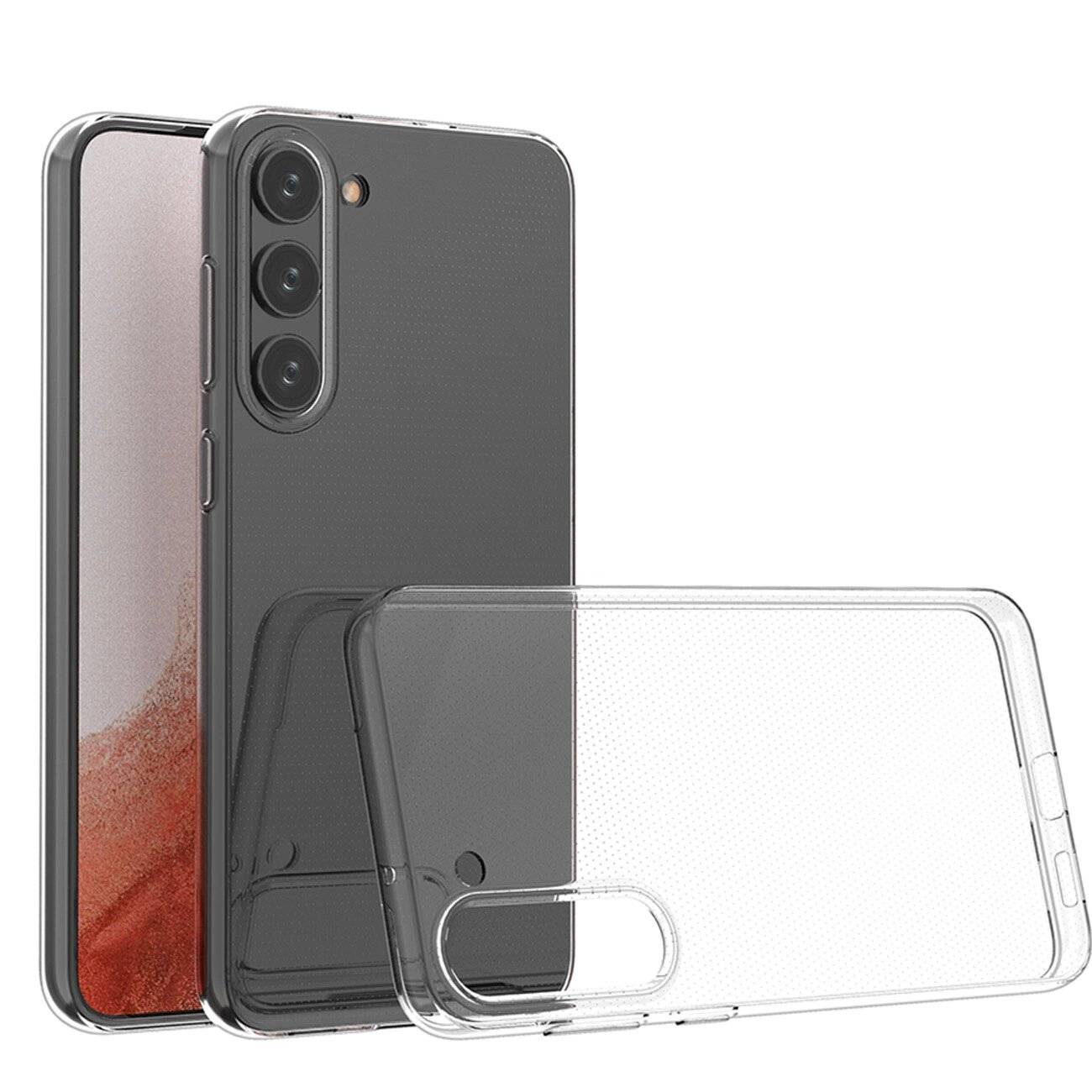 Ultraklare 0,5-mm-Hülle Samsung Galaxy S23, dünne Abdeckung, transparent