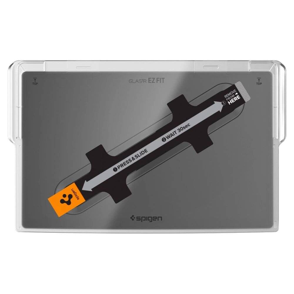 Spigen Glas.tR EZ Fit gehärtetes Glas Tesla Model X 2022 / S 2021 – Schwarz