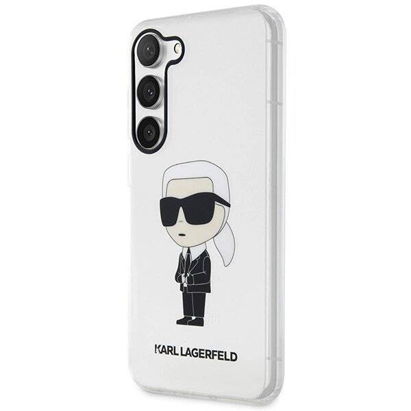 Karl Lagerfeld KLHCS23SHNIKTCT S23 S911 transparenter Hartschalenkoffer Ikonik