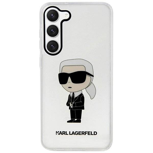 Karl Lagerfeld KLHCS23SHNIKTCT S23 S911 transparenter Hartschalenkoffer Ikonik