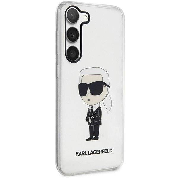 Karl Lagerfeld KLHCS23SHNIKTCT S23 S911 transparenter Hartschalenkoffer Ikonik