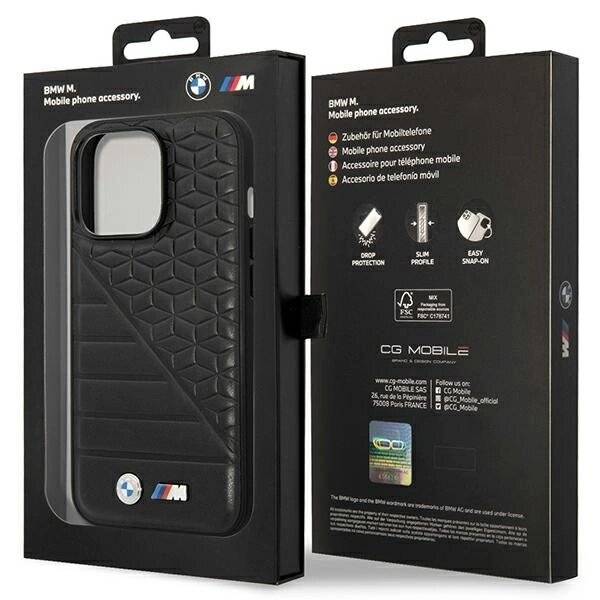 BMW Bi Pattern Case iPhone 14 Pro 6,1″ - Schwarz