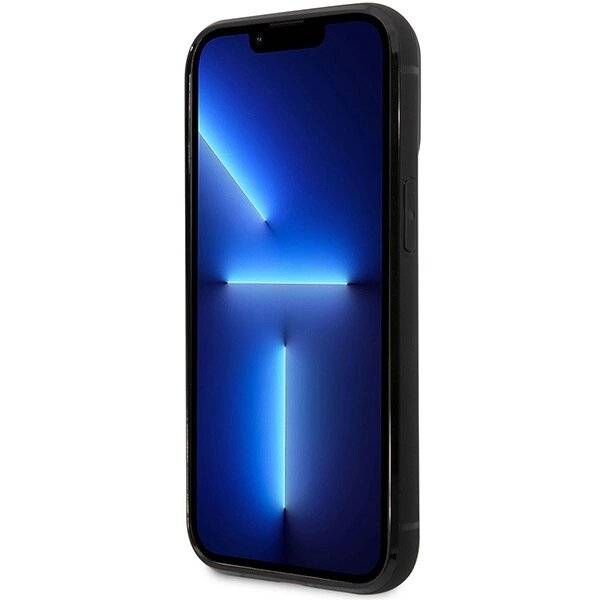 Hülle BMW BMHCP14X22RSEPK iPhone 14 Pro Max 6.7″ schwarz/schwarz Leder Kartenfach