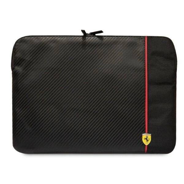 Ferrari Carbon&Smooth-Tasche einen 14-Zoll-Laptop – Schwarz