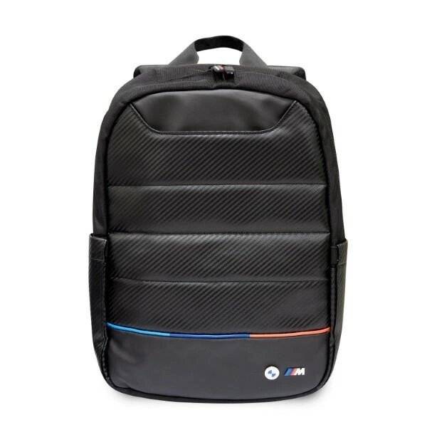 BMW Carbon&Nylon Tricolor 16″ Rucksack - schwarz
