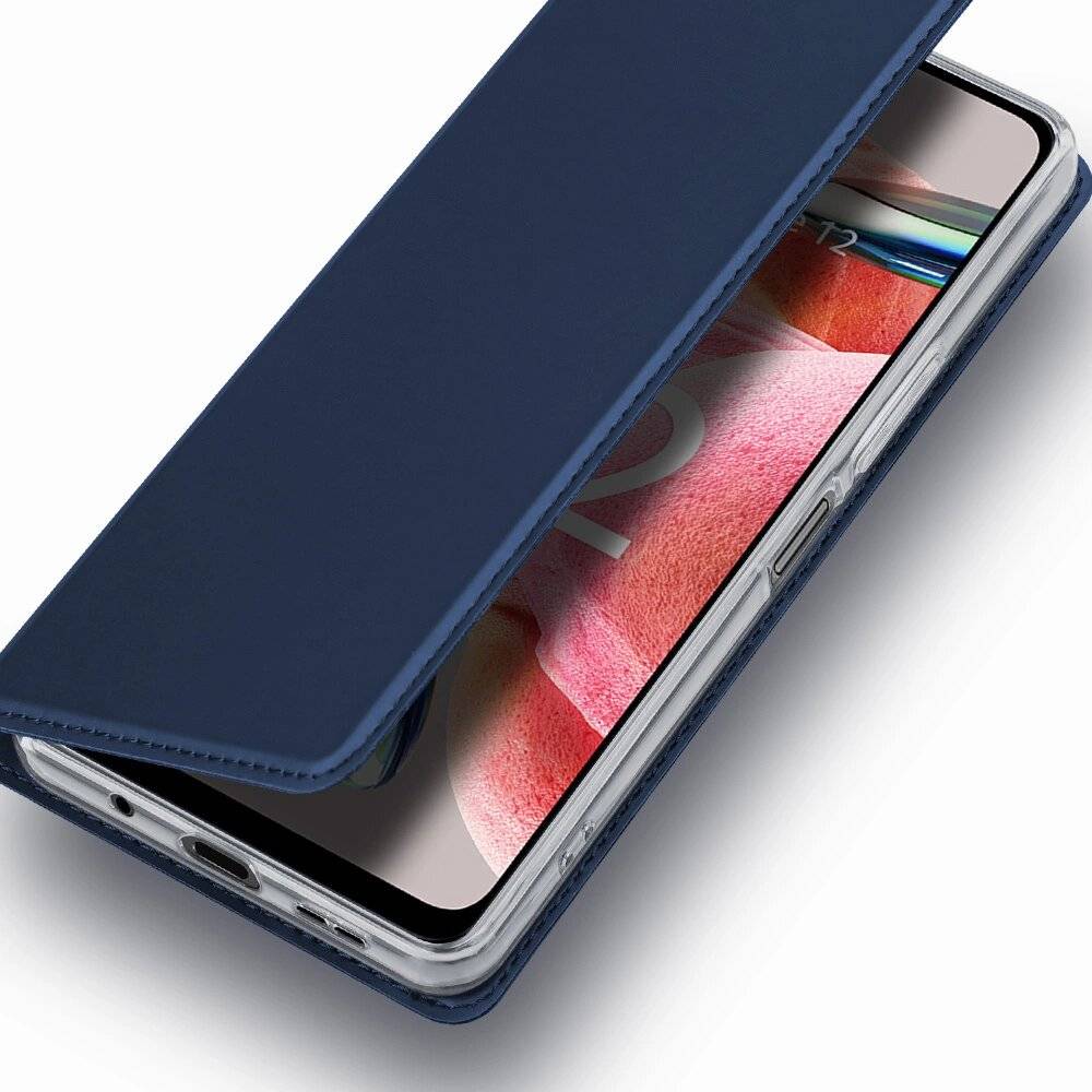 Dux Ducis Skin Pro Hülle Xiaomi Redmi Note 12 Flip Card Wallet Stand Blau