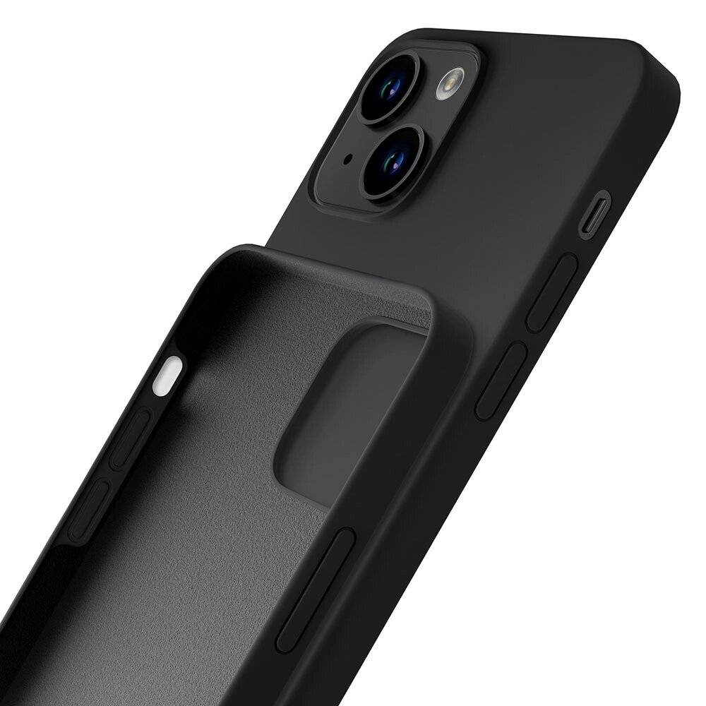 iPhone 14 Plus 3mk Silikonhülle Serie – Schwarz