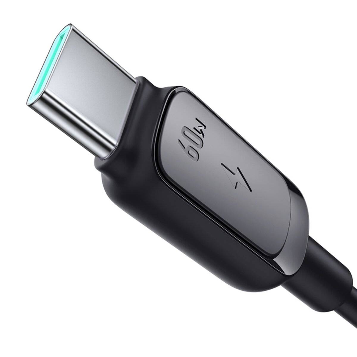 Joyroom Multi-Color Series A14 USB-C/USB-C Kabel 60W 1,2 m – Schwarz