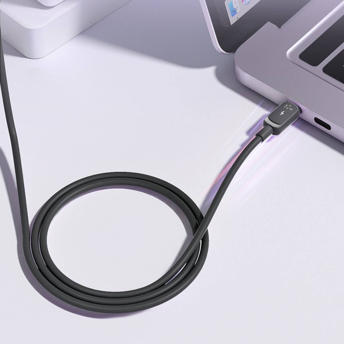 Joyroom Multi-Color Series A14 USB-C / 60W Kabel 1,2 m – Schwarz