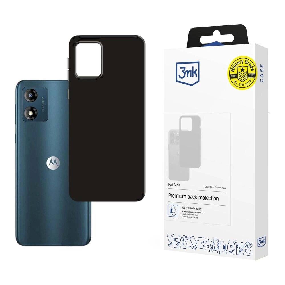 3mk Matt Case Motorola Moto E13 - Schwarz