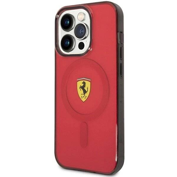 Ferrari FEHMP14XURKR iPhone 14 Pro Max 6,7" rot/rot Hardcase Translucent Magsafe