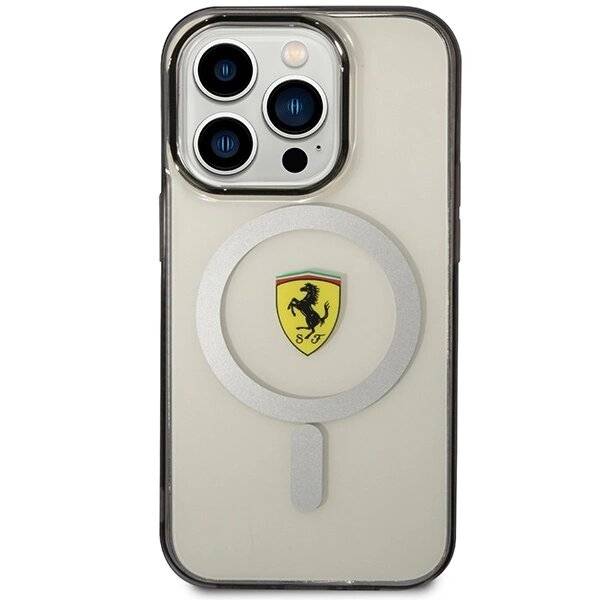 Ferrari FEHMP14XURKT iPhone 14 Pro Max 6,7" klar/transparente Hardcase Outline Magsafe