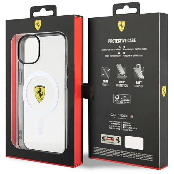 Ferrari FEHMP14SURKT iPhone 14 6,1" klar/transparente Hardcase Outline Magsafe