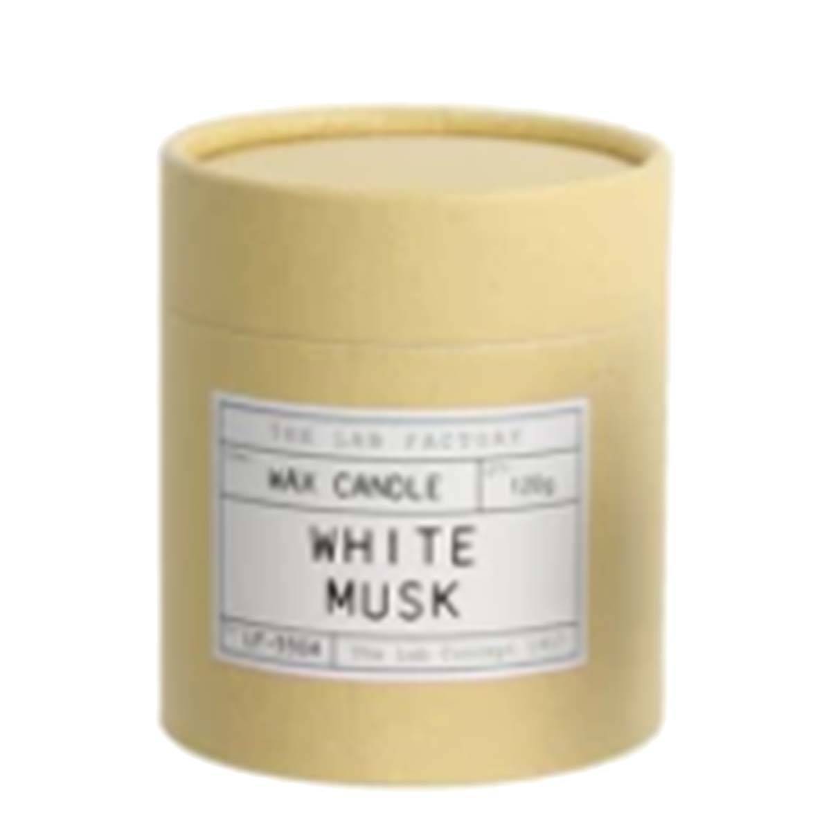 Home Deco Factory Duftkerze "White Musk" 120g - Weißer Moschus