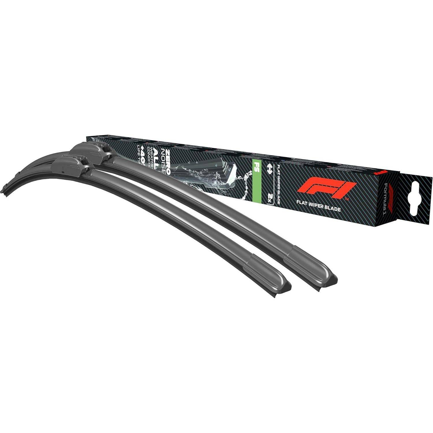 F1 Set Flachbalkenwischer 530/480 Links + Rechts für Suzuki/Toyota/VW/etc