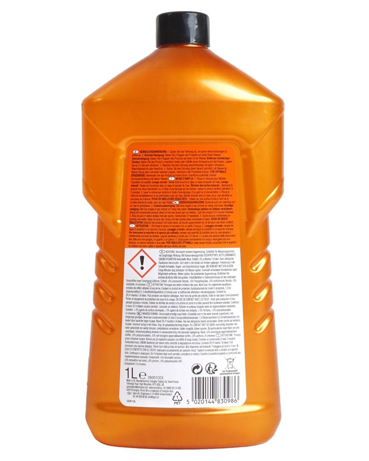 Armor All 1L Heavy Duty Auto-Shampoo starker Schmutz Autowäsche Auto-Reiniger