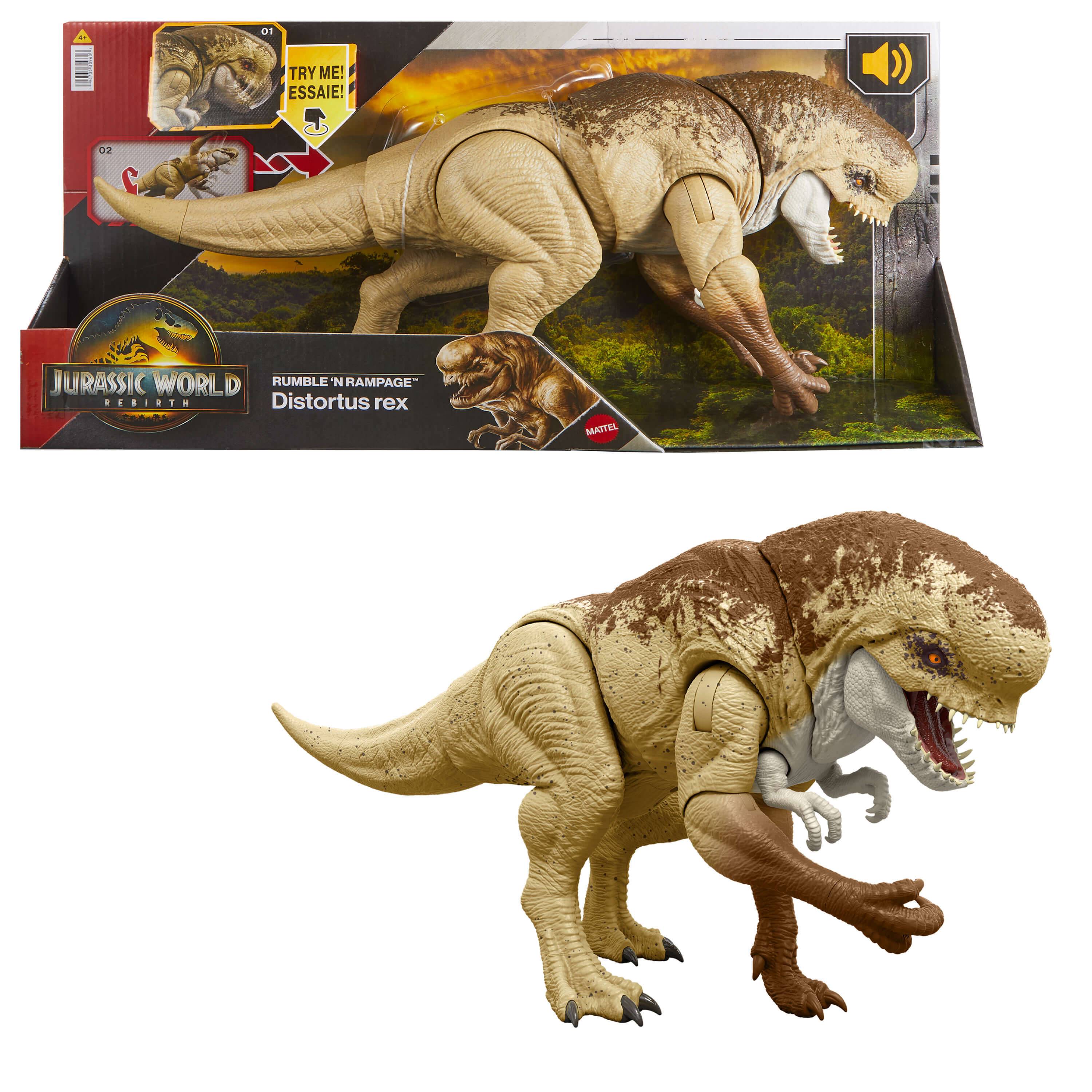 Mattel JGB58; JJP79OK - "Jurassic World: DIE WIEDERGEBURT" Feature Villain #1