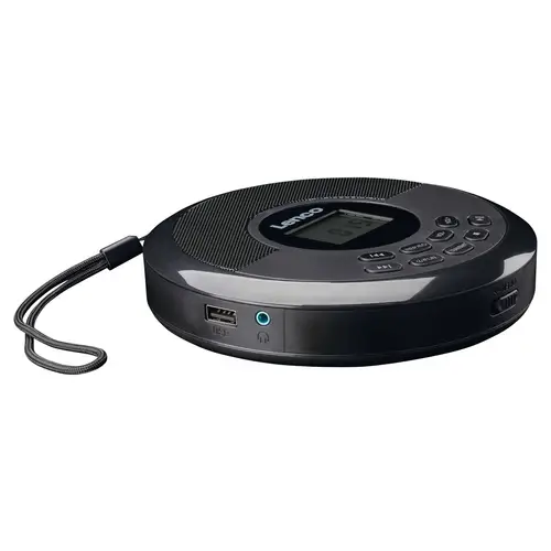 LENCO UKW Radio, tragbar, CD-Player, USB-Wiedergabe, schwarz LENCO UKW Radio, tragbar, CD-Player, USB-Wiedergabe, schwarz