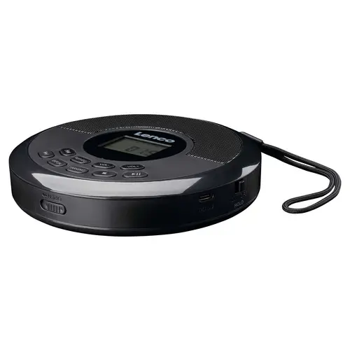 LENCO UKW Radio, tragbar, CD-Player, USB-Wiedergabe, schwarz LENCO UKW Radio, tragbar, CD-Player, USB-Wiedergabe, schwarz