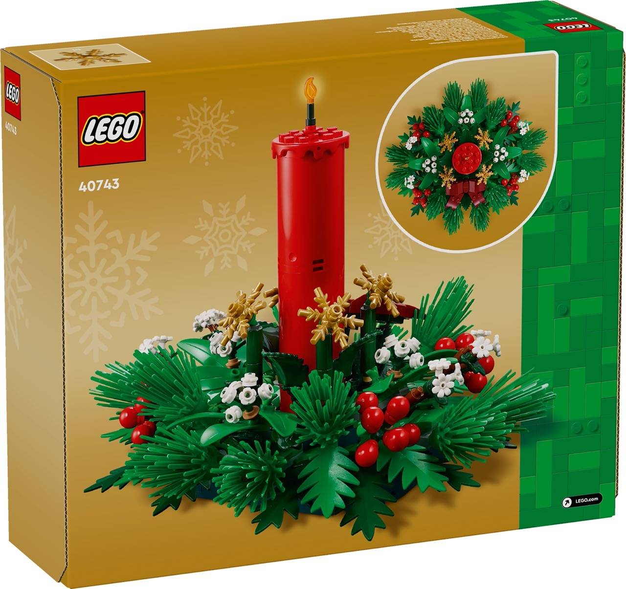 LEGO® 40743 Icons - Weihnachtsgesteck