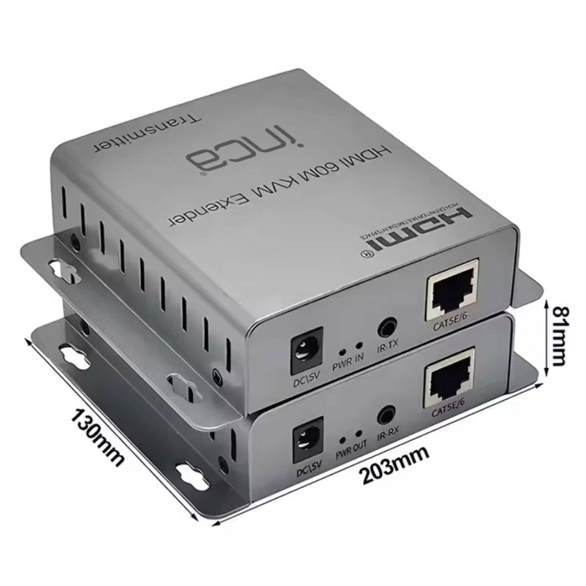Inca HDMI 4K Extender Set TX/RX bis 120 m mit IR & USB