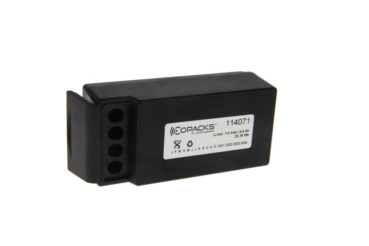 CoPacks Li-Ion Akku für Cavotec Funkfernsteuerung M5-1051-3600, M9-1051-3600 EX, MC-3, MC-3000 | 114071