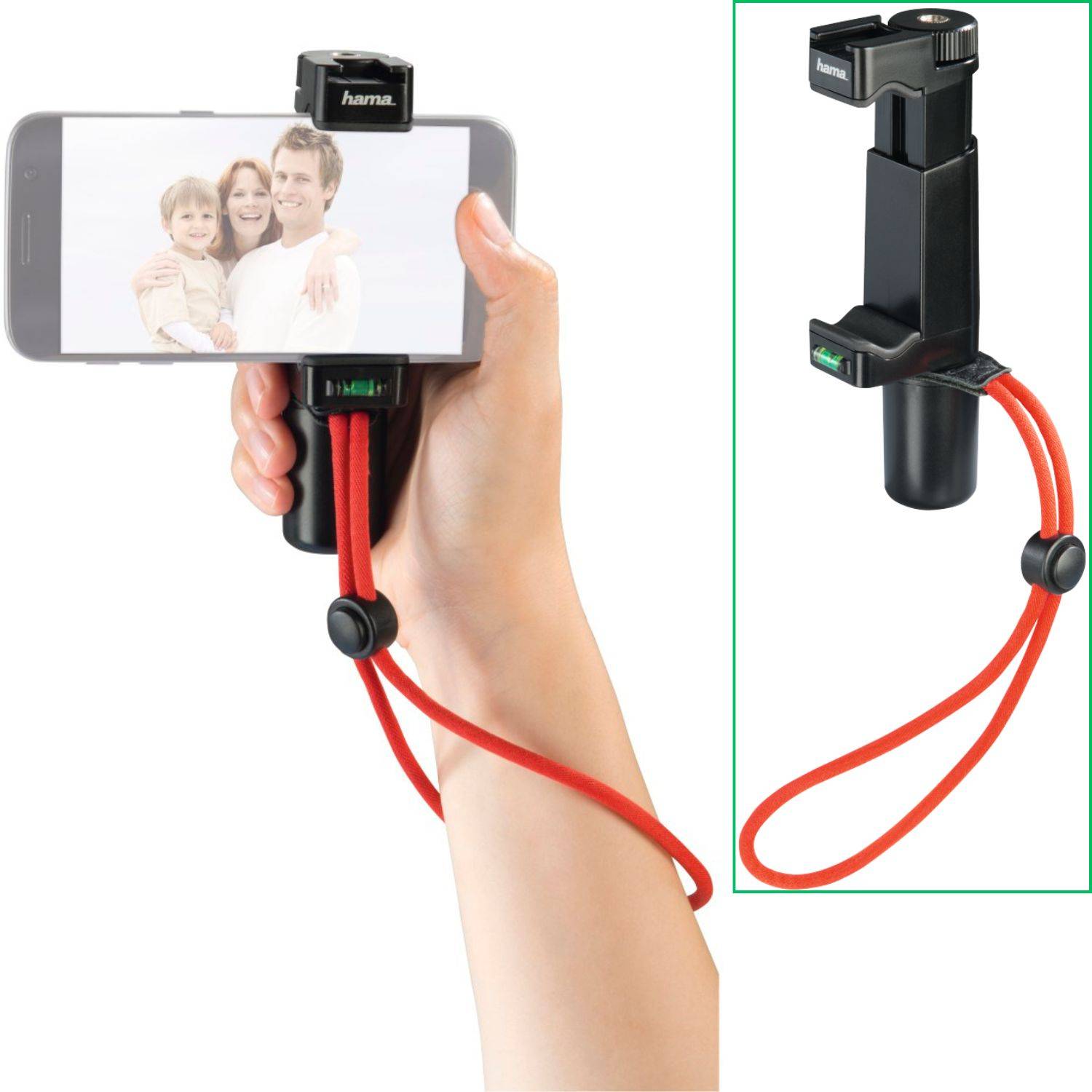 Hama Smartphone Stativ Handy Tripod Klemmstativ Selfie Dreibein Universal Halter