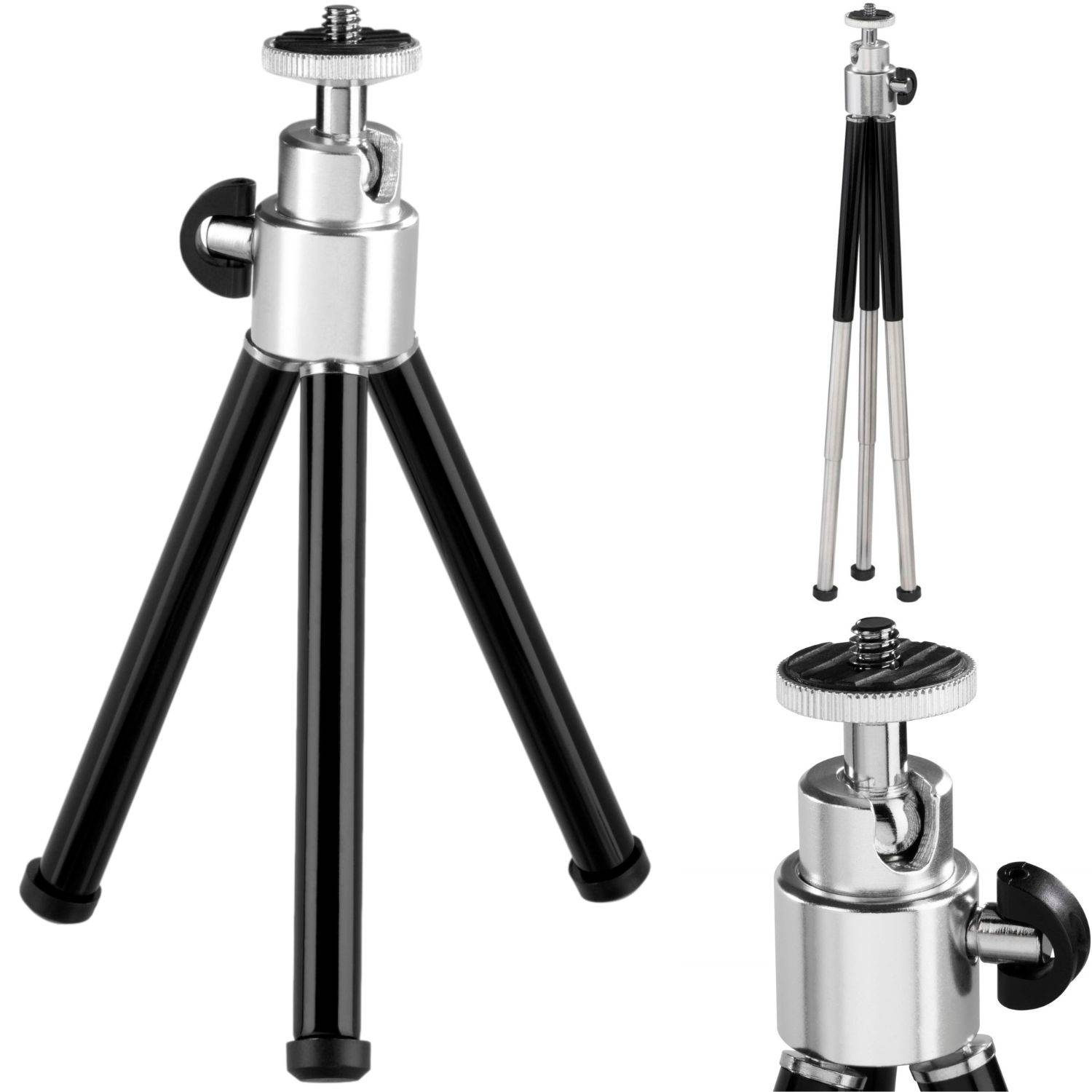 Hama Smartphone Stativ Handy Tripod Klemmstativ Selfie Dreibein Universal Halter