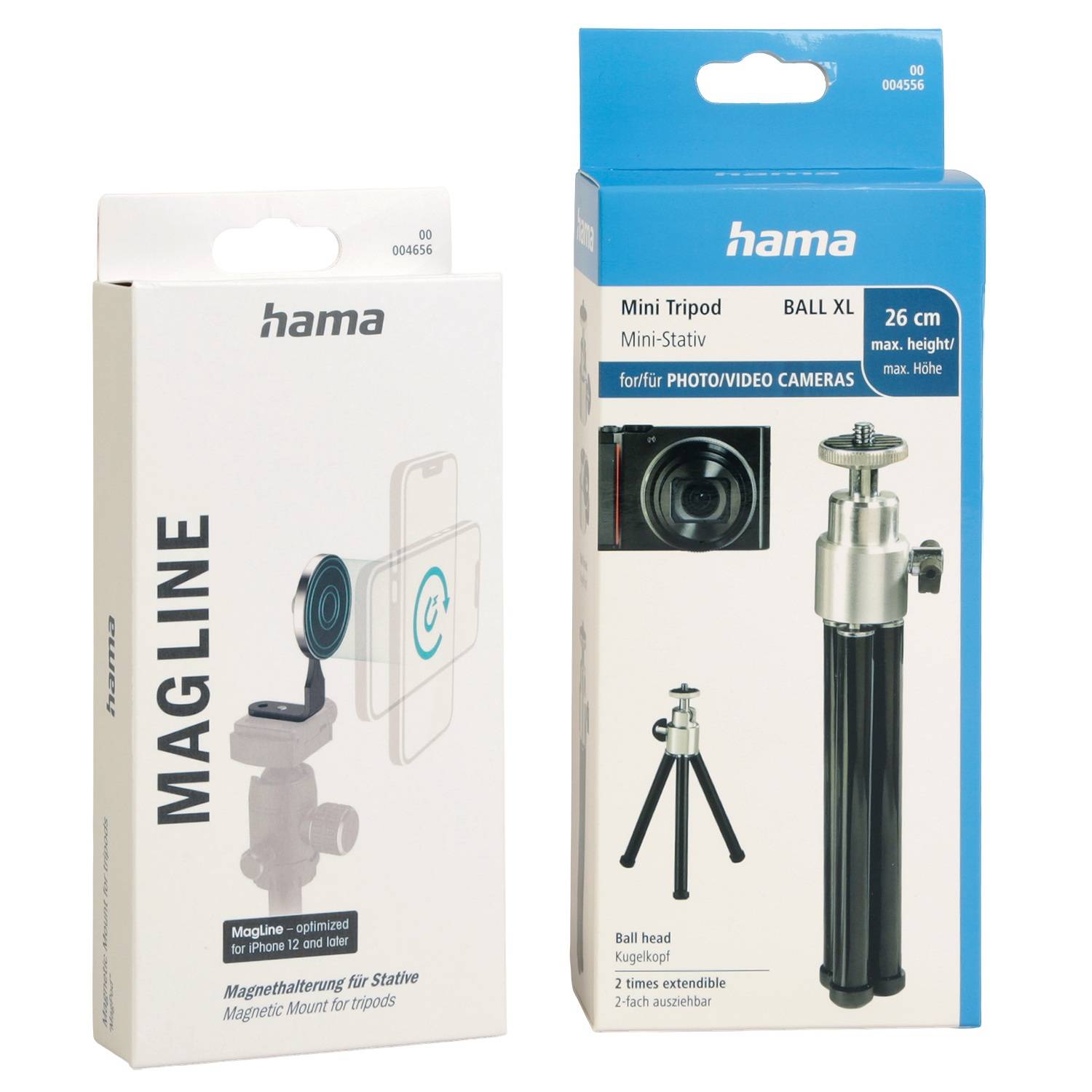Hama Stativ Magnet-Halterung Tripod Ständer Halter für Apple iPhone 16 15 14 13