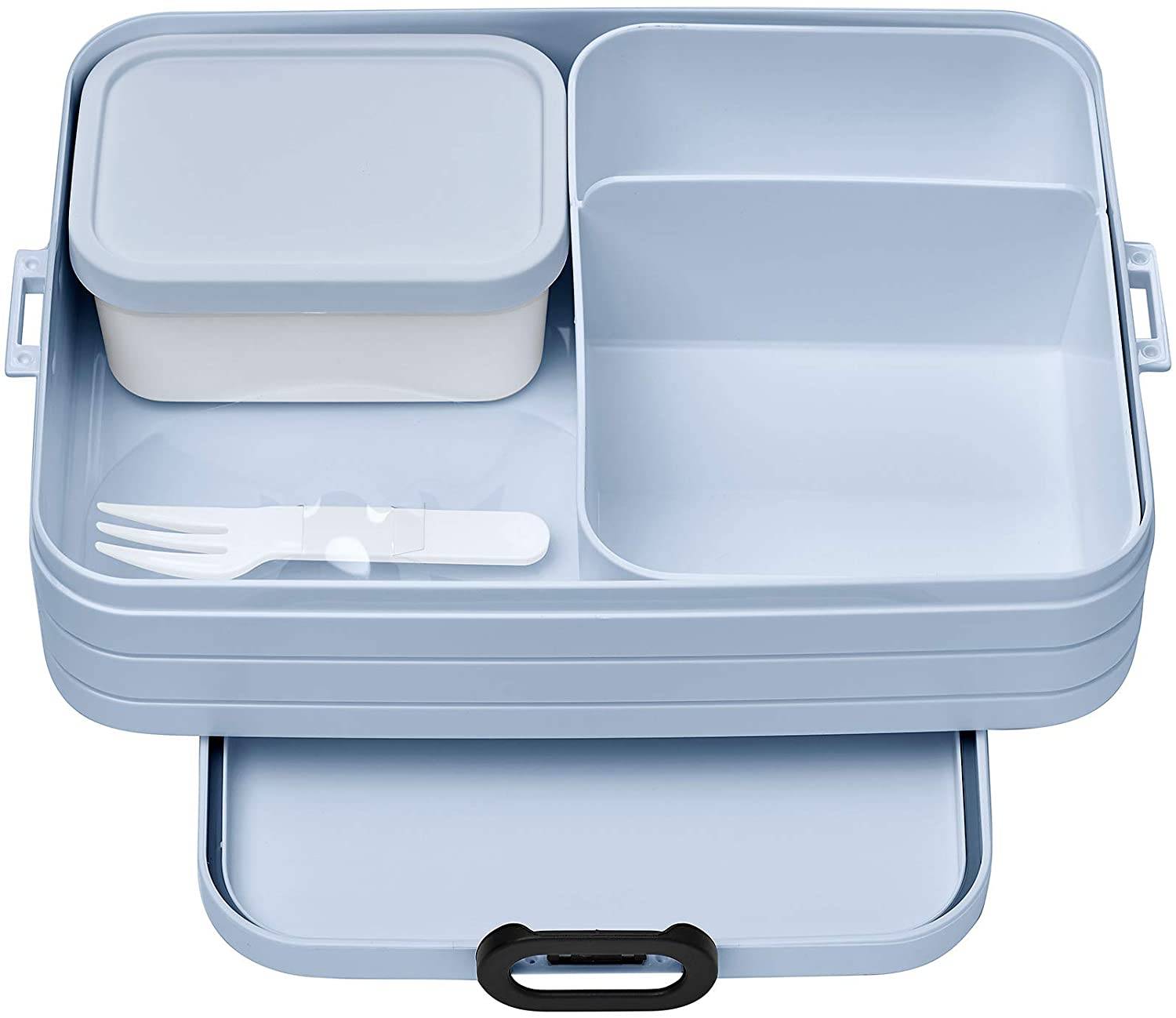 Mepal Bento-Lunchbox Take A Break Old Nordic Blue Large – Brotdose mit Fächern, geeignet für bis zu 8 Butterbrote, 1500 ml