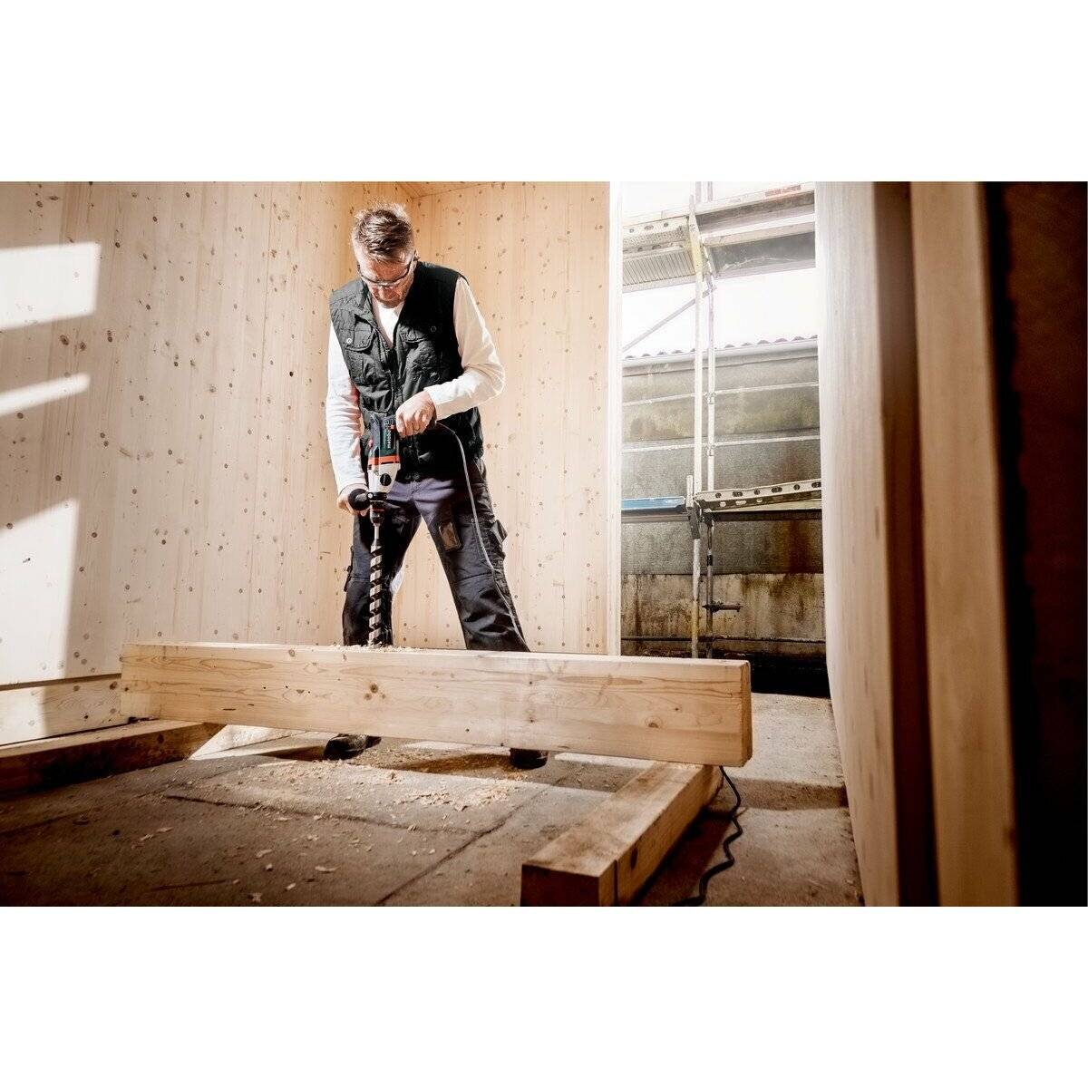 Metabo Schlagbohrmaschine SBEV 1000-2 (600783500) metaBOX 145 L, Nennaufnahmeleistung: 1010 W, Abgabeleistung: 540 W, Max. Drehmoment: 40 / 14 Nm