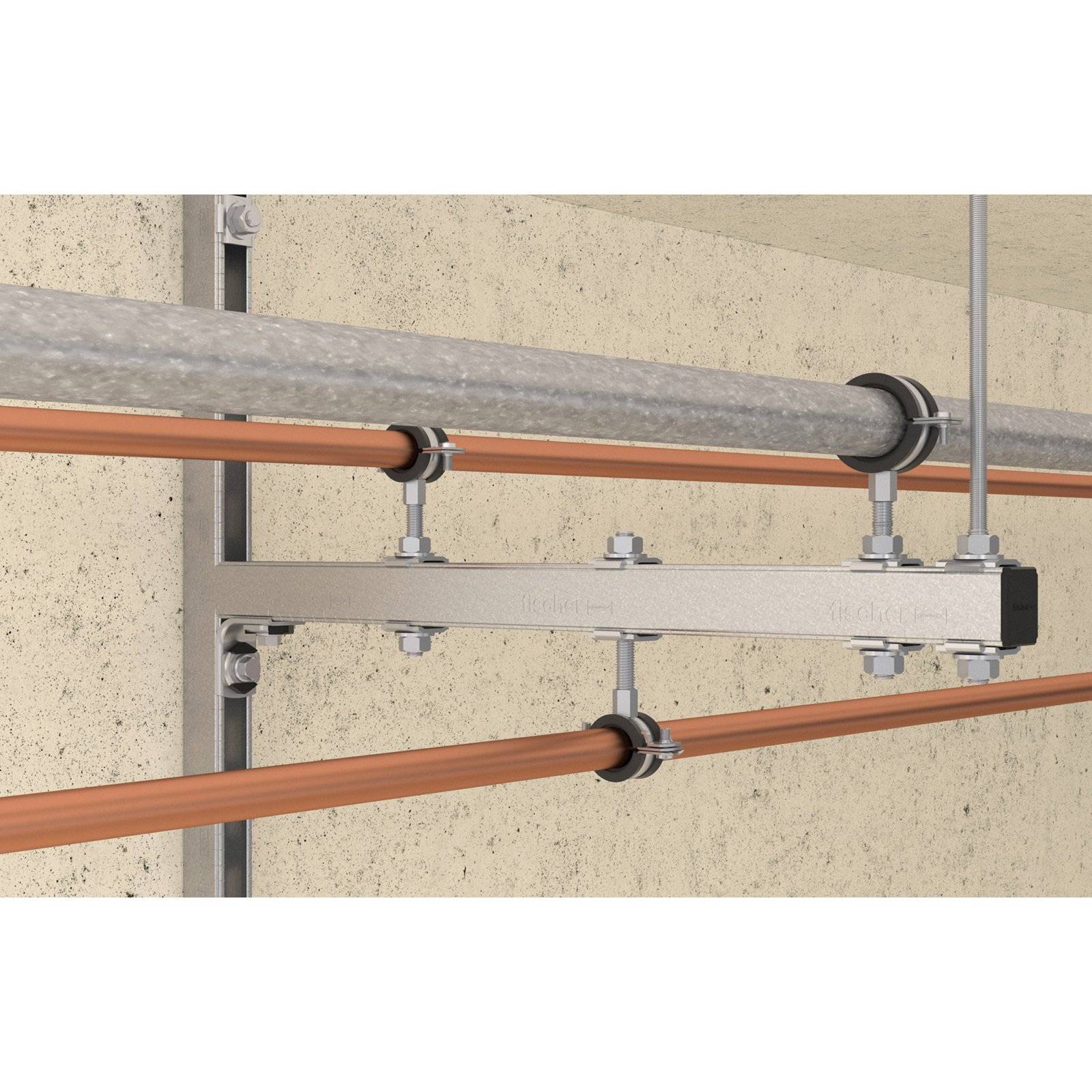 Fischer Rohrschelle Univ. FRS-L 205-213 M8/M10 (15 Stk.) - 569824