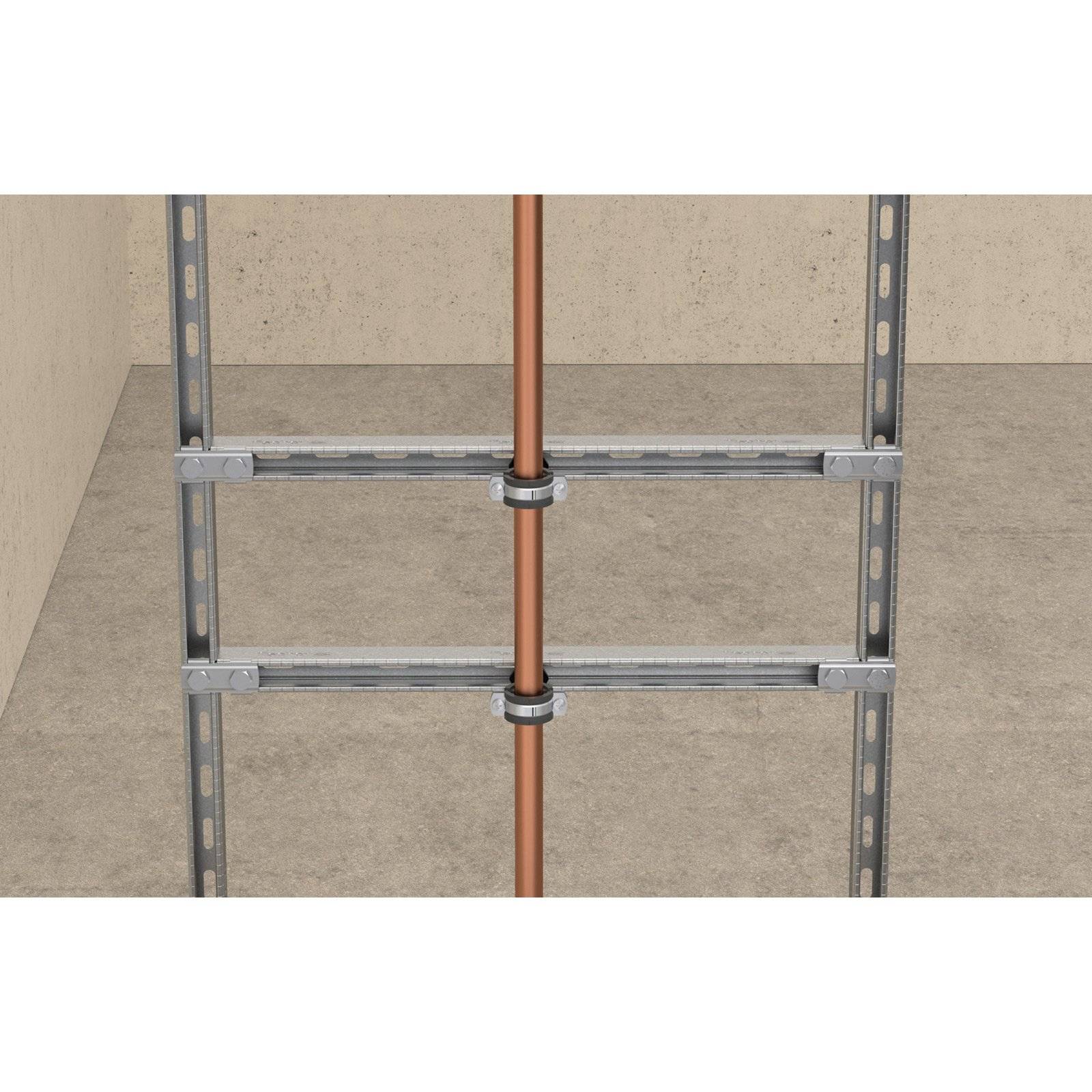 Fischer Rohrschelle Univ. FRS-L 205-213 M8/M10 (15 Stk.) - 569824