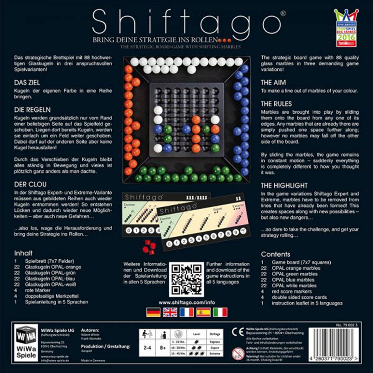 WiWa Spiele Shiftago - Strategiespiel