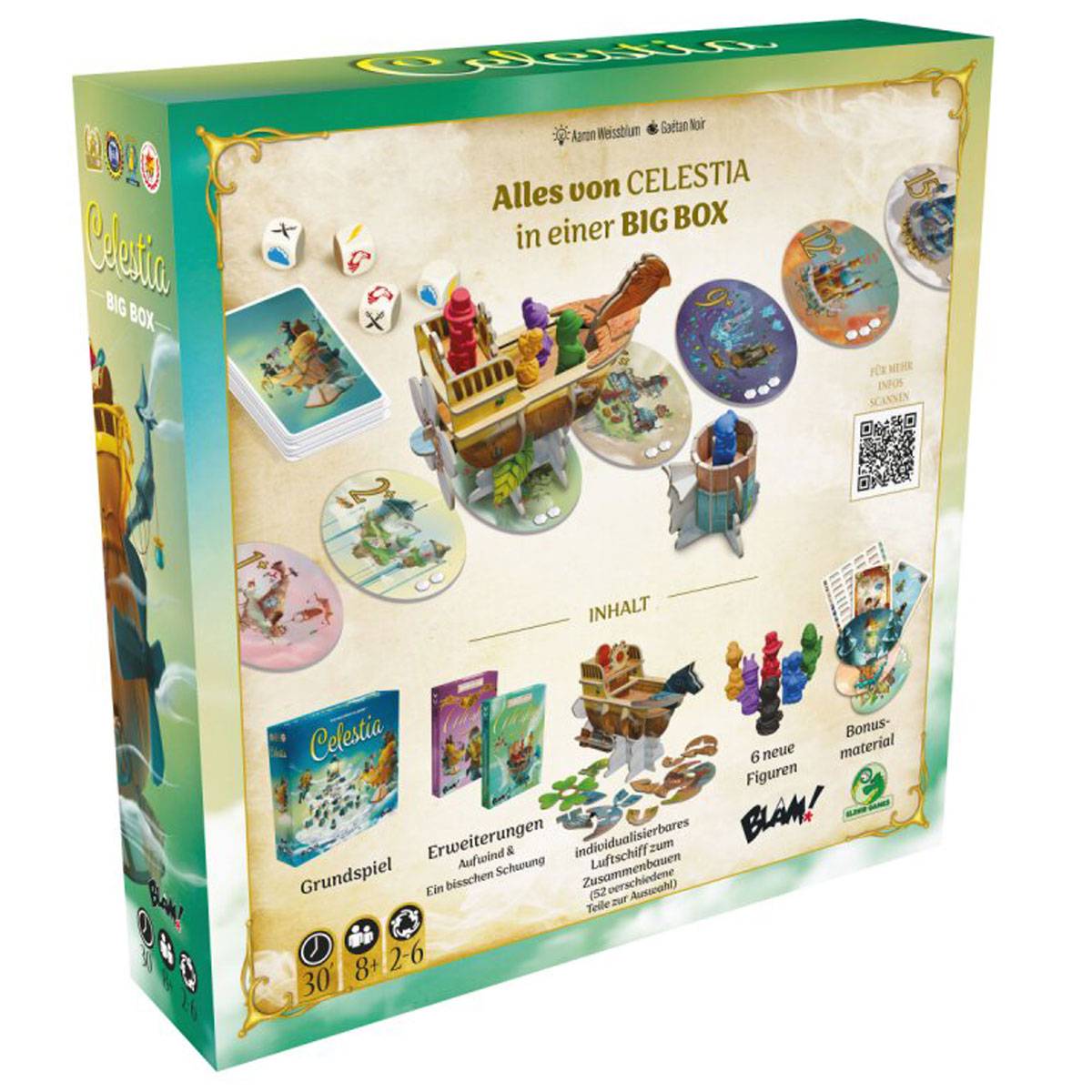 HeidelBÄR Games Celestia Big Box (DE) - Grundspiel Und Erweiterungen