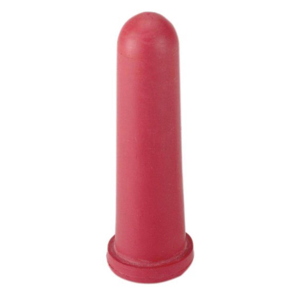 Kälbersauger Super - mit Kreuzlochung - Länge 100 mm - rot - VE 50 Stück - Preis per VE