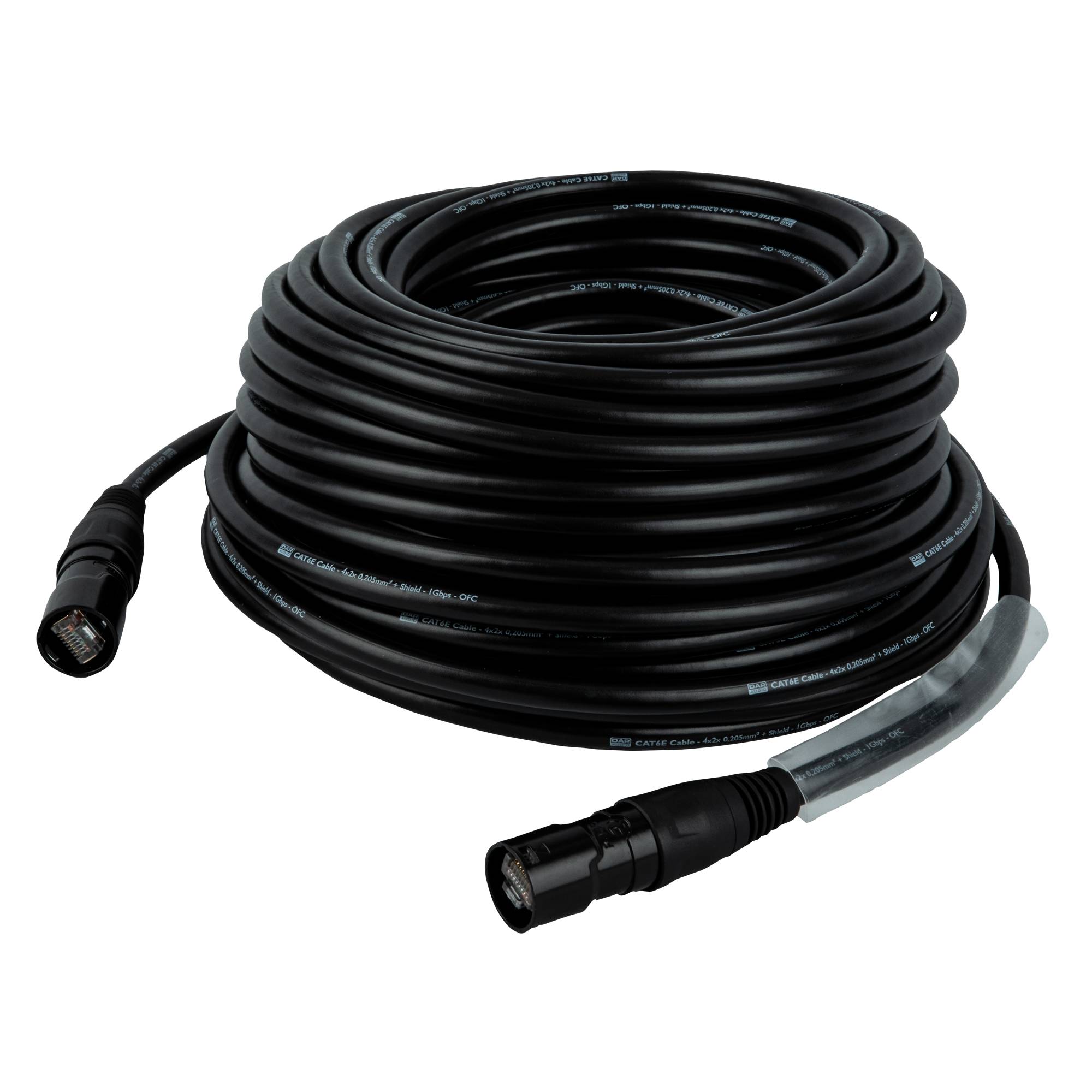 DAP FLR58 - CAT6 F-UTP Cable with Rean RCEM-Z series 15 m