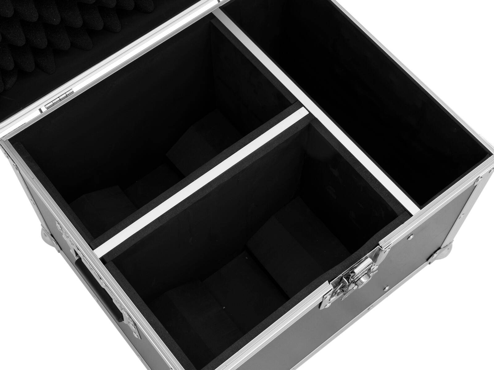 ROADINGER Flightcase 2 x CAT-80 Strahleneffekt