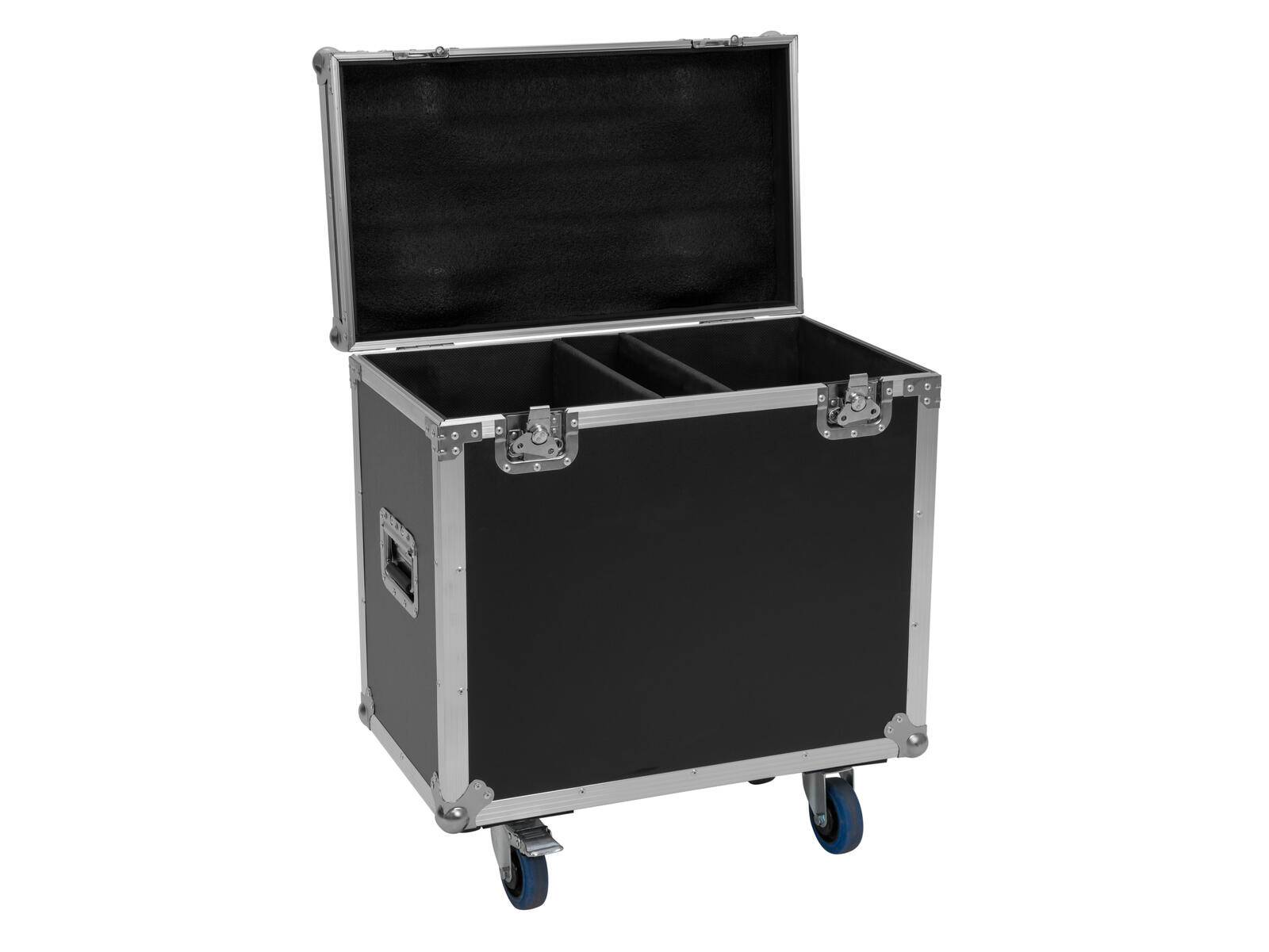 ROADINGER Flightcase 2x IP TMH-H420 mit Rollen