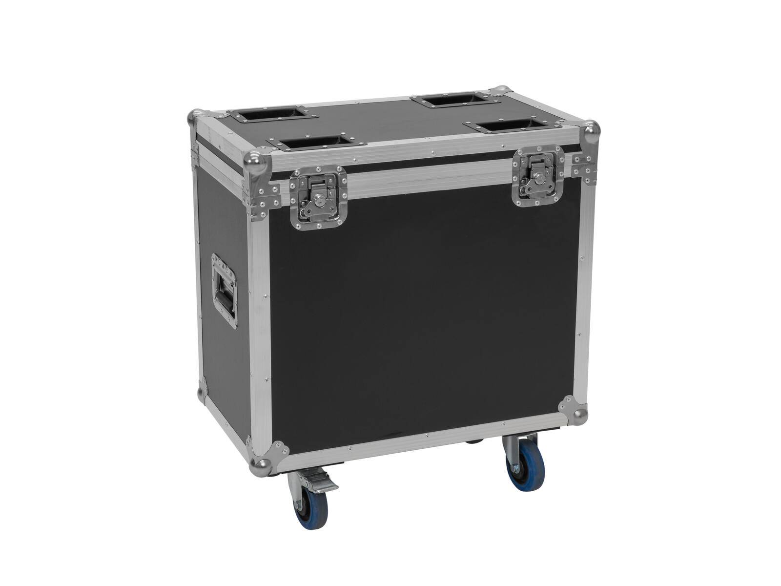 ROADINGER Flightcase 2x IP TMH-H420 mit Rollen