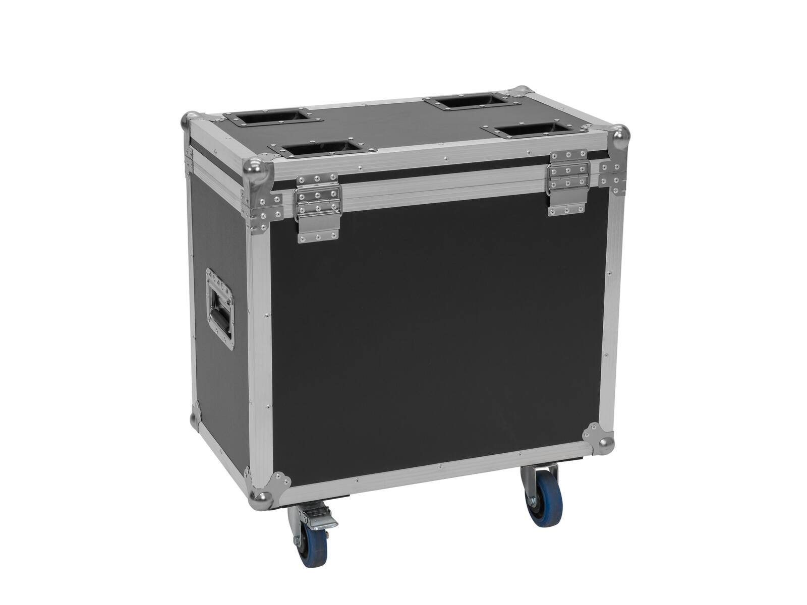 ROADINGER Flightcase 2x IP TMH-H420 mit Rollen