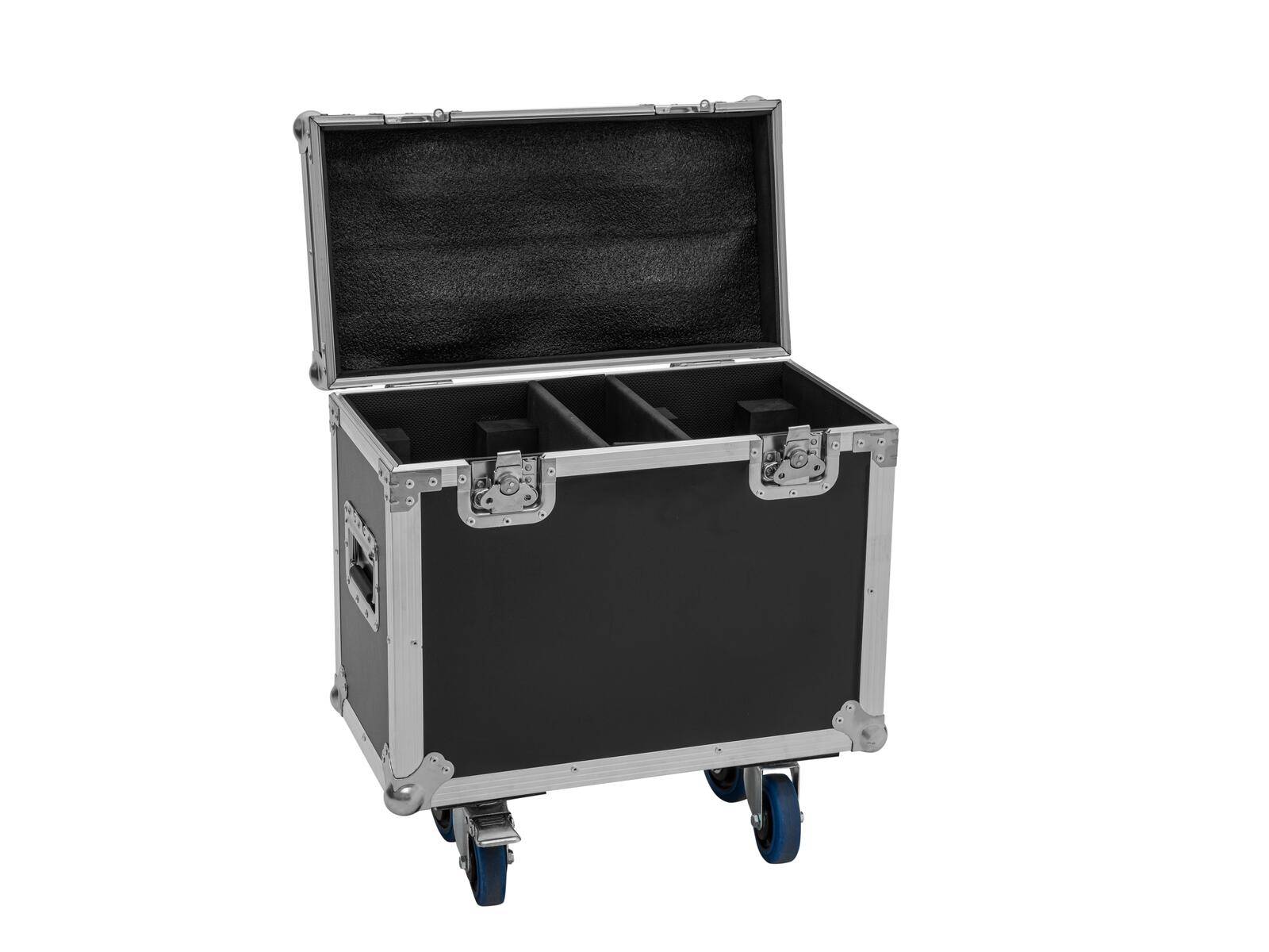 ROADINGER Flightcase 2x TMH-B120 mit Rollen