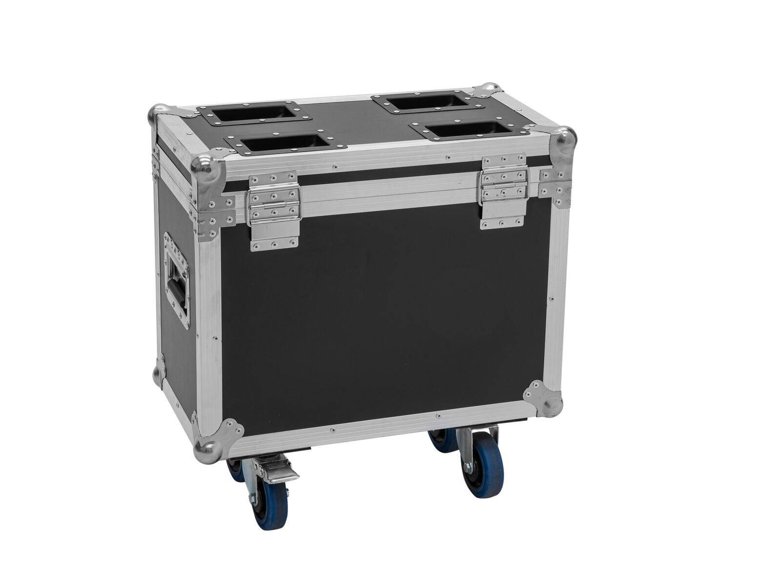ROADINGER Flightcase 2x TMH-B120 mit Rollen