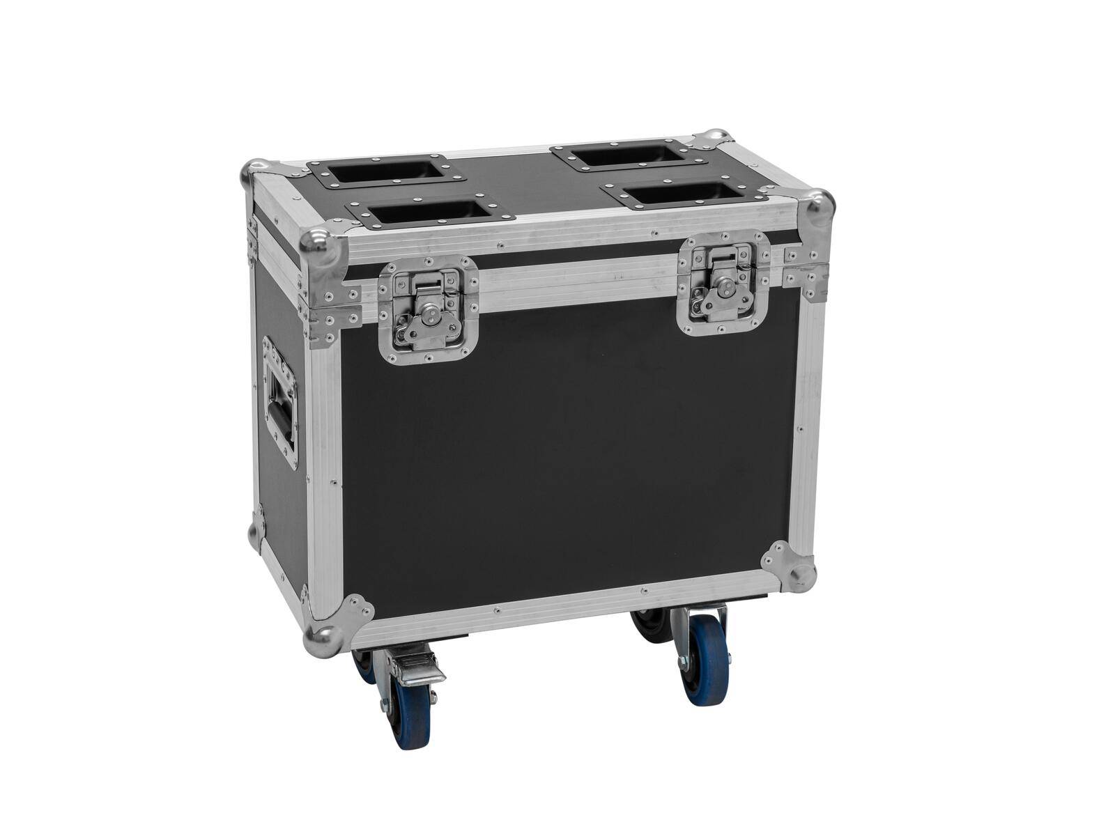 ROADINGER Flightcase 2x TMH-B120 mit Rollen