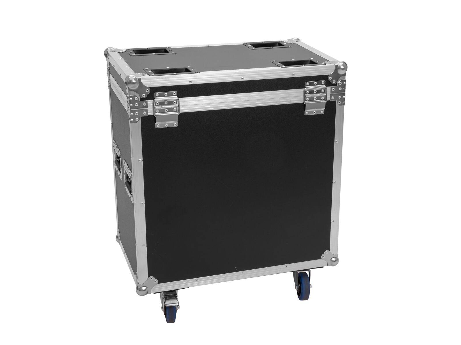 ROADINGER Flightcase 2x TMH-S400 mit Rollen