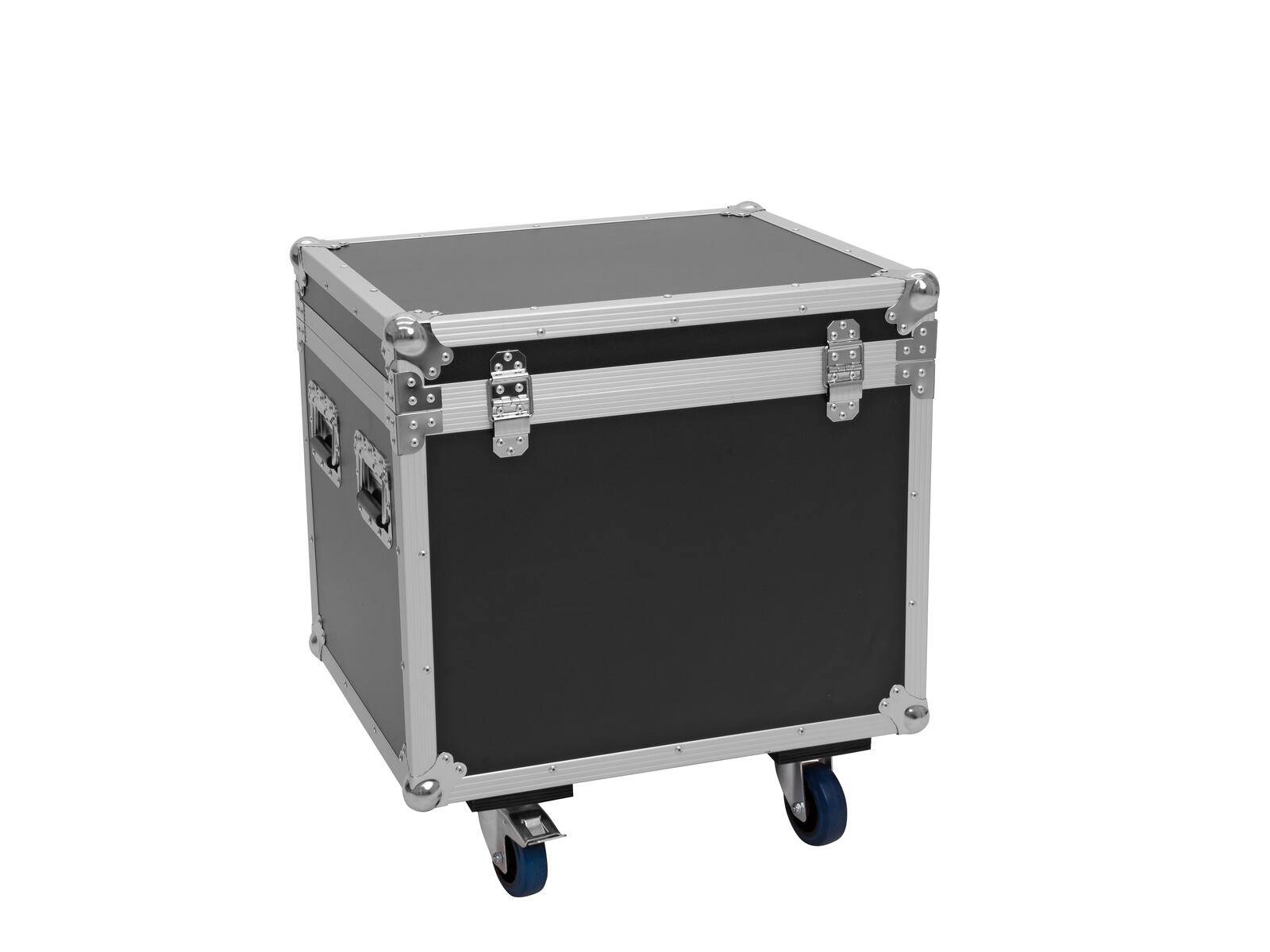 ROADINGER Flightcase 4x Pixel Matrix Panel 5x5 RGB/WW mit Rollen